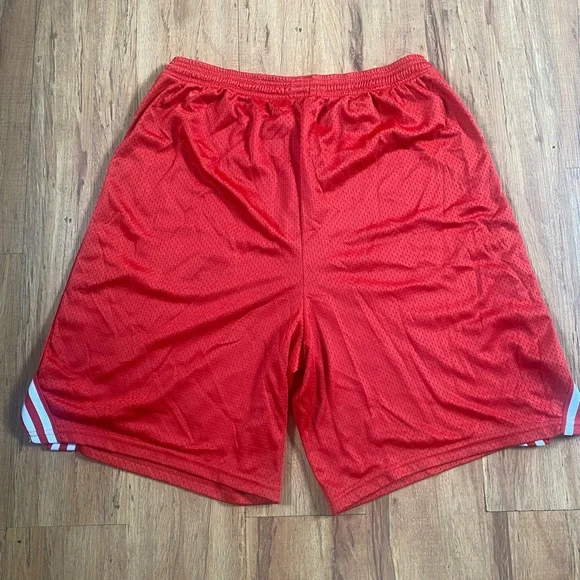 Champion Red Athletic Basketball Shorts - Picture 5 of 6
